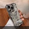 Line Butterfly Stand Suitable for IPhone15promax IPhone Case 14 Baifuka 13 Transparent Silicone 16