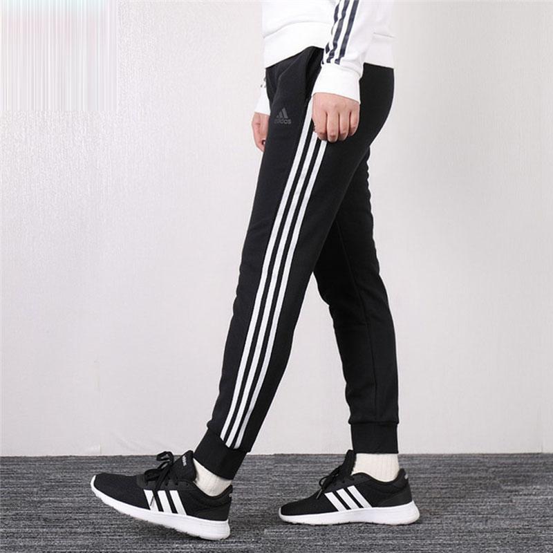 Adidas Casual Training Tapered Knit Sports Pants Women Bottoms Black DT8324