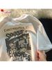 Vintage Female Oversized T Shirt Wounisex's Grunge Harajuku T-Shirt Short Sleeve Hip-Hop Streetwear Tops Y2k Fashion Clothes