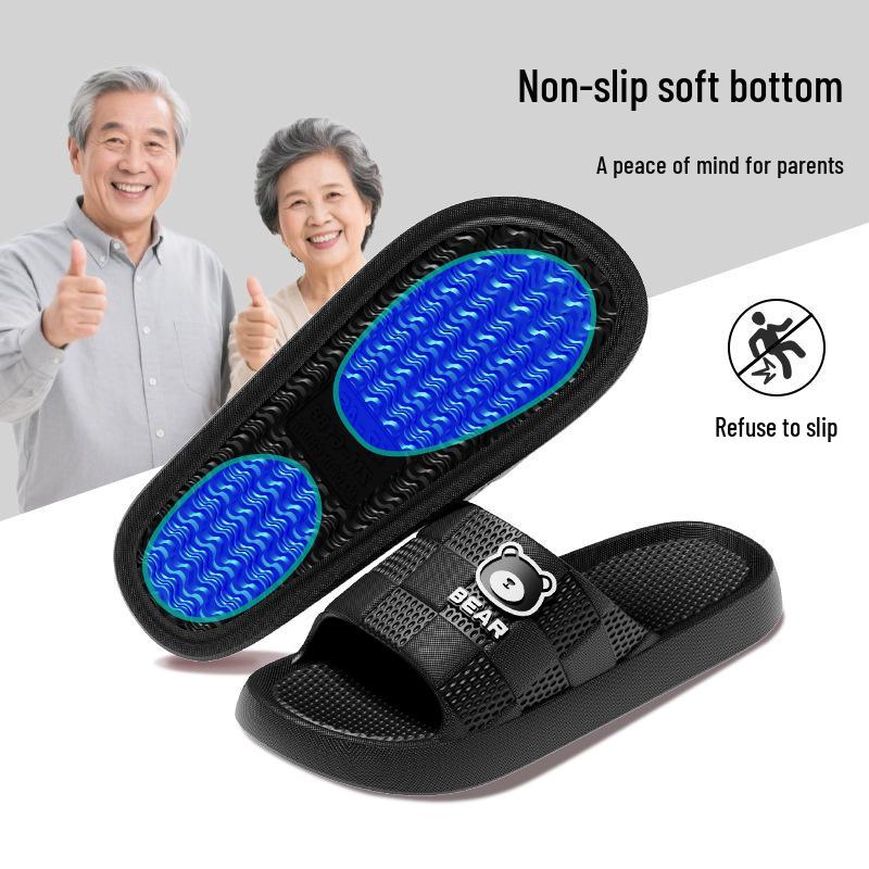 Trendy Non-slip Thick Sole Slippers: Indoor Comfort with Fun Stepping Sensation