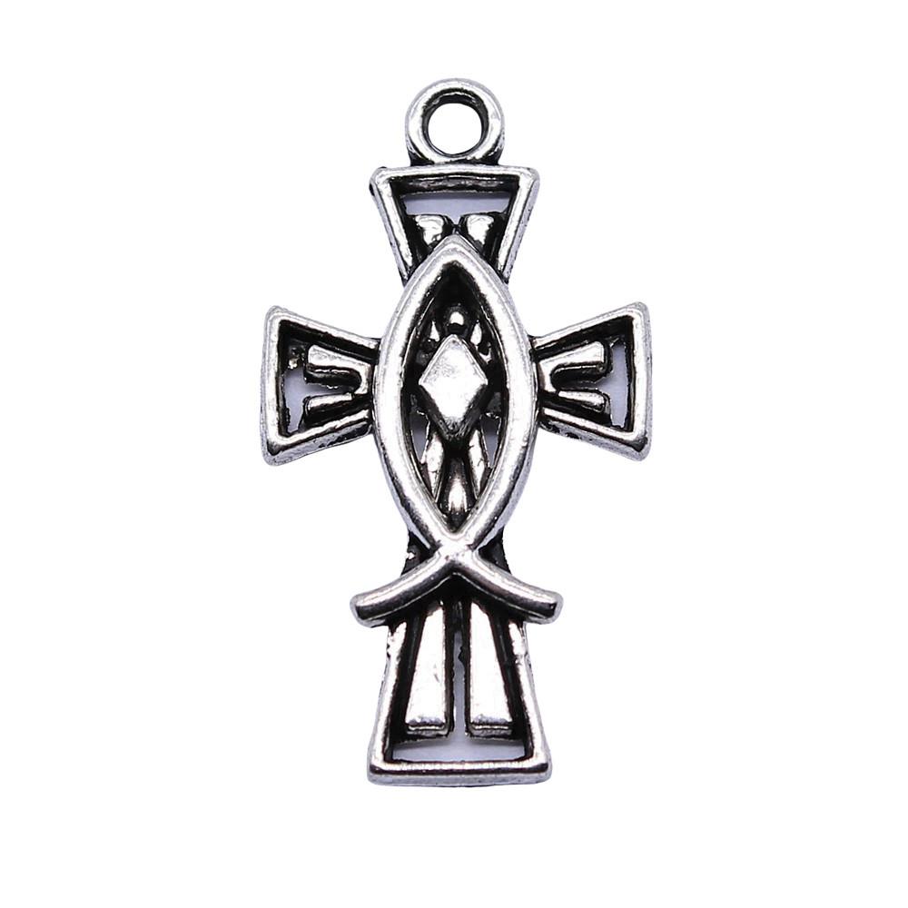 Fish Bone Charms Multi Color Alloy Pendants For Ocean Themed DIY Jewelry Accessories