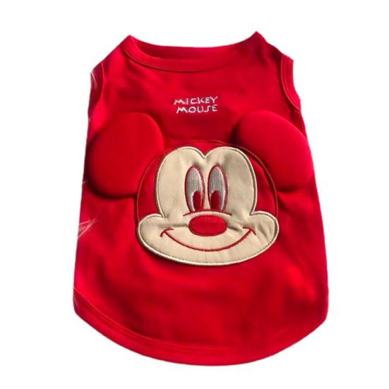 

Pet Vest Cartoon Design Sweat-wicking Sleeveless Dog Fashion Two-legged Vest for Casual 2XL червоний