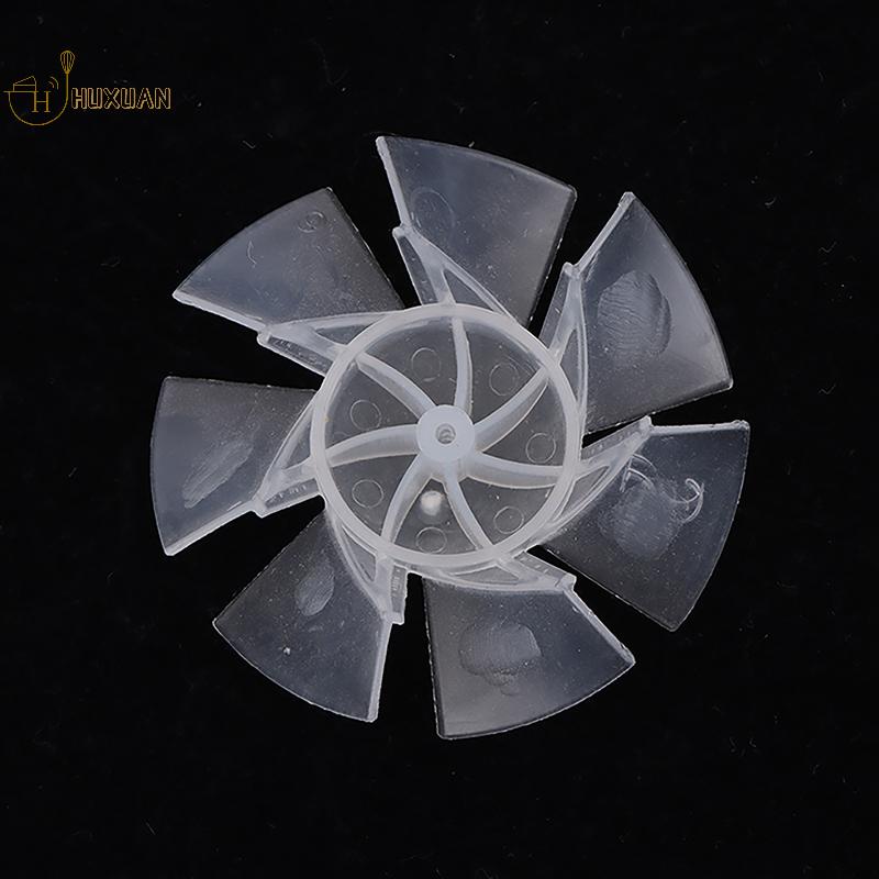 1 Pz 7 Pale Ventola in Plastica Diametro Esterno Pale 35mm/42mm/50mm/65mm Pala Ventola di Raffreddamento in Plastica Per Asciugacapelli