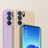 Khakifarbene Flüssigsilikonhülle für OPPO Realme 8 9 Pro X7 V25 V15 V13 V11 Q3 GT Neo 2 3 Reno ACE 2 5 Z 7Z 6Z, weiches TPU