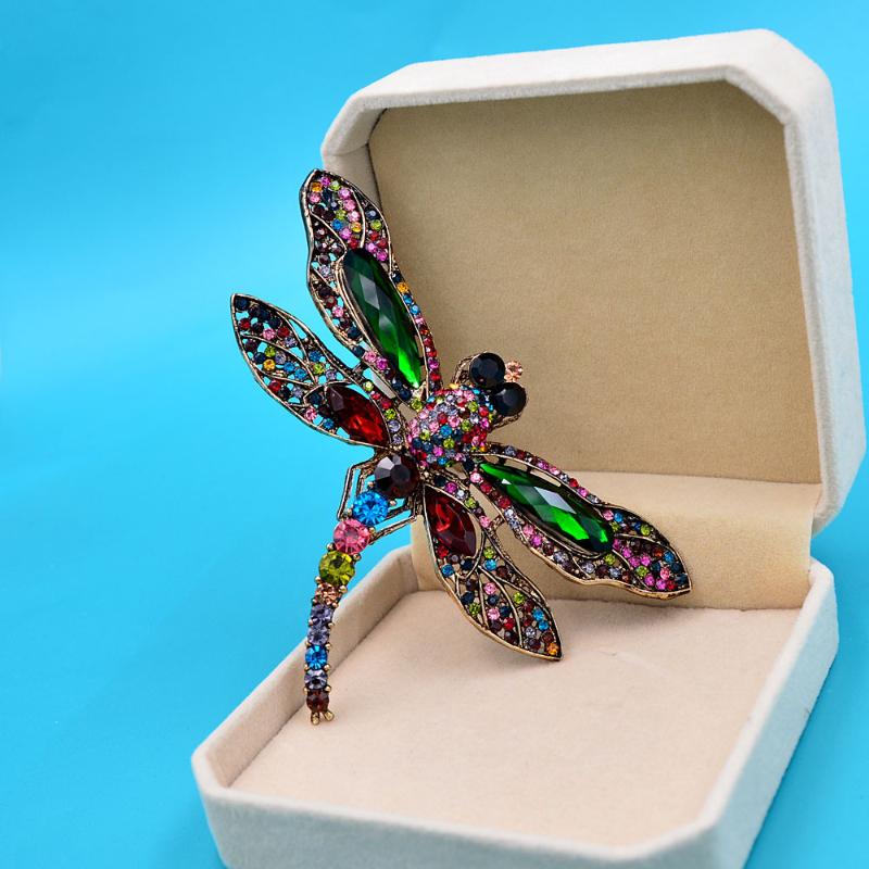 

Новая синяя брошь-подвеска в виде стрекозы, птицы и женщины, с кристаллами и стразами, подарки