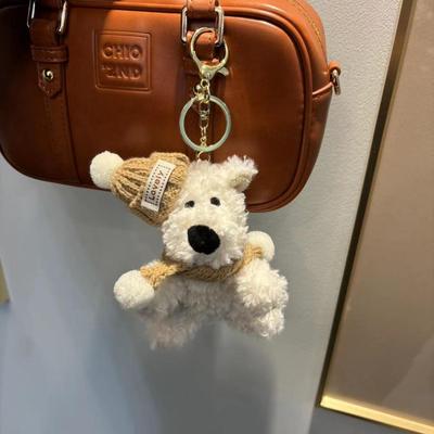 Plyšová klíčenka a přívěsek na telefon West Highland Terrier