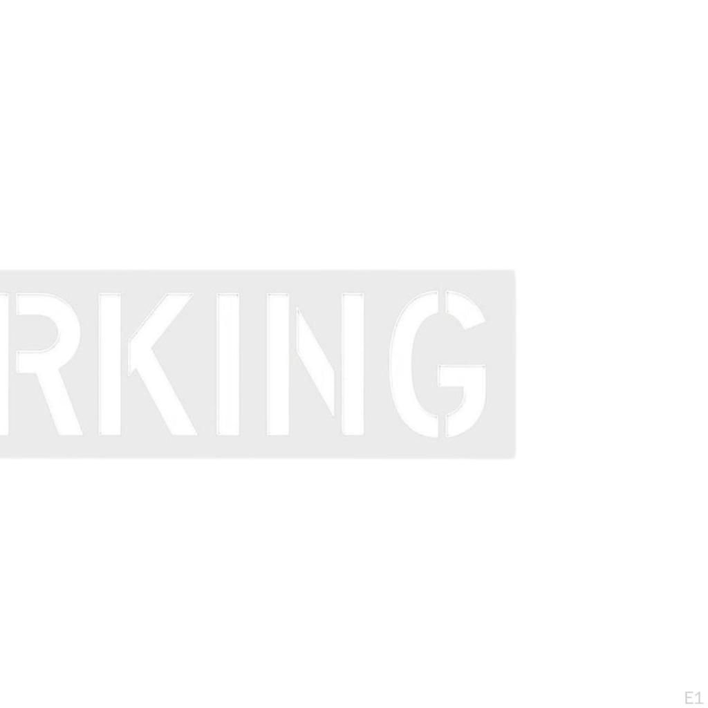 No Parking Silicone Stencil Fire Lane Template 88.98inchx15.75inch Lot Paint