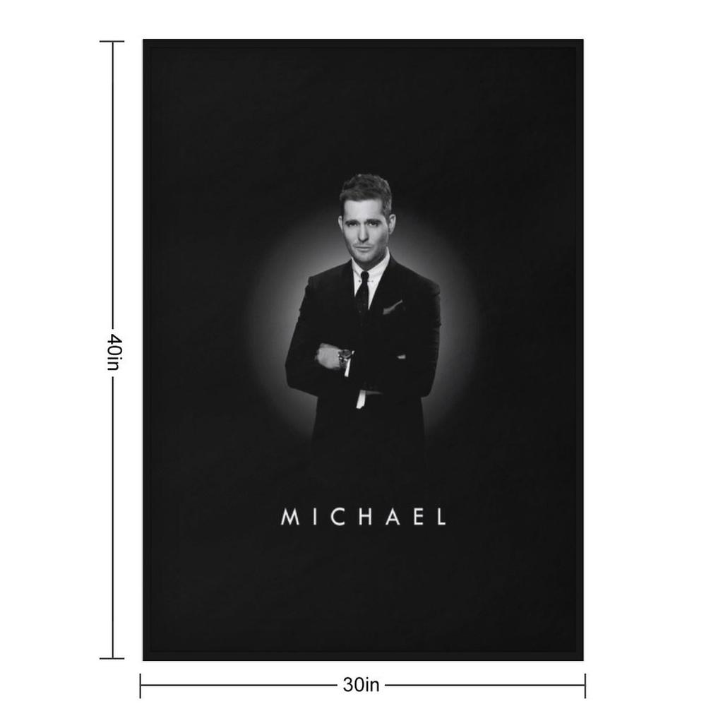 nn michael buble Throw Blanket bed plaid Luxury halloween for sofa Blankets