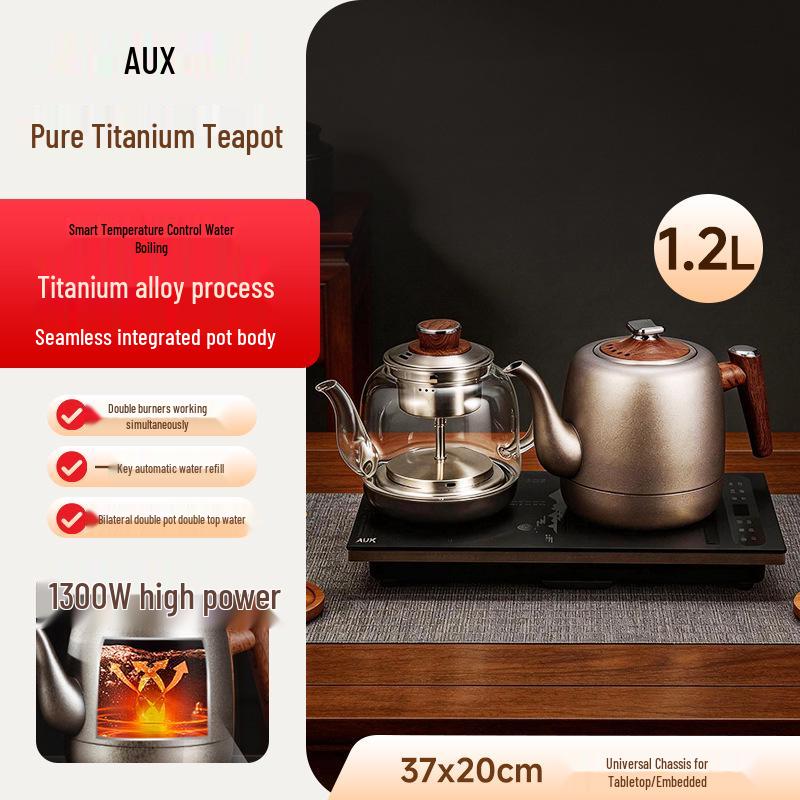 Oakes Pure Titanium Automatic Tea & Water Boiler with Built-in Table Order [50+ Units]