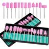 12 st fräs för manikyr Elektriska nagelborrar FilerApparat Pedikyr Gel Polish Remover