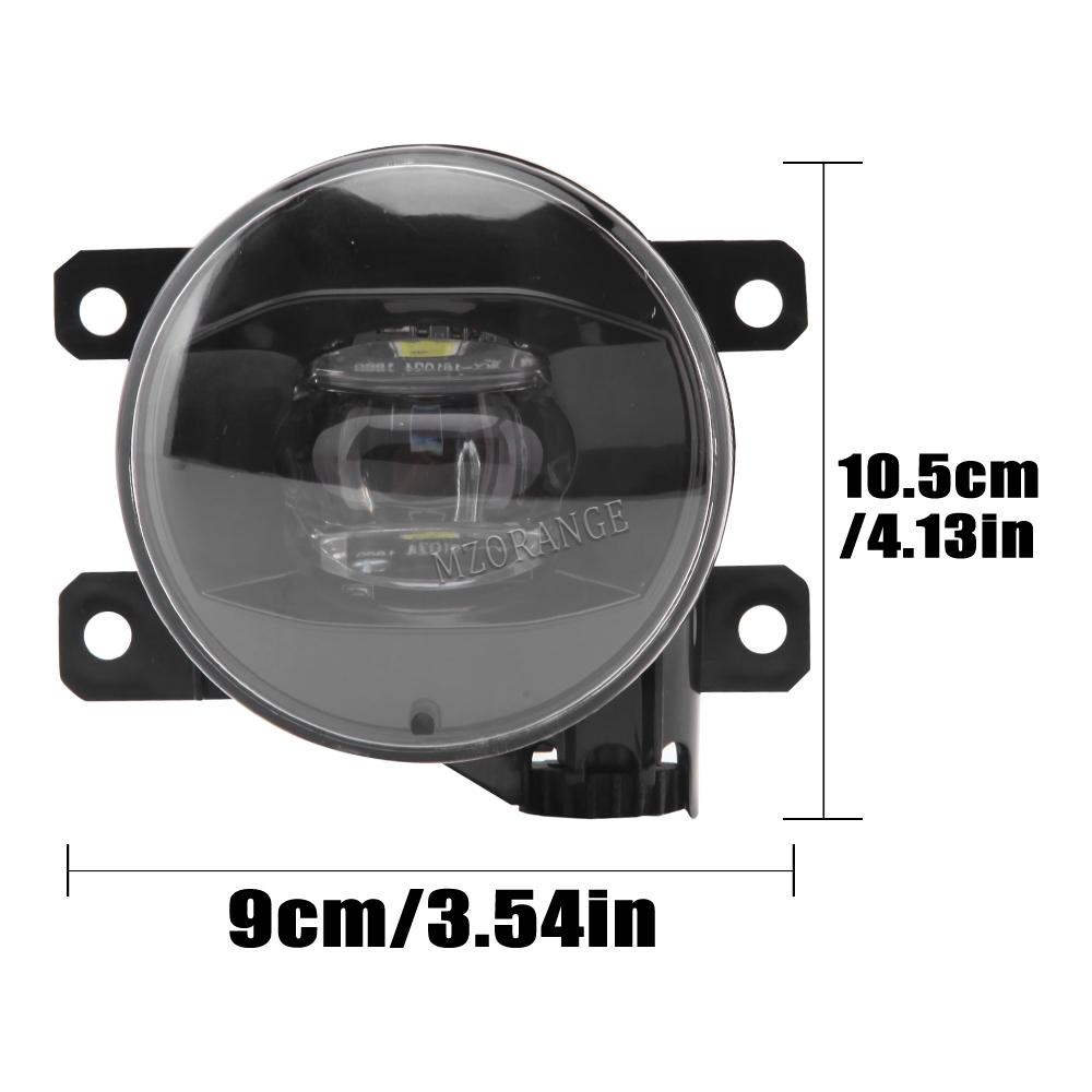 LED Fog Light For Ford Mustang Fiesta 2015 2016 2017 LF10-S Front Bumper Lamp Led Headlights Foglights Foglamp Car