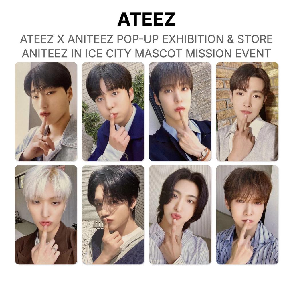 ATEEZ X ANITEEZ POP-UP EXHIBITION & STORE ANITEEZ IN ICE CITY MASCOT MISSION EVENT Official Photocard