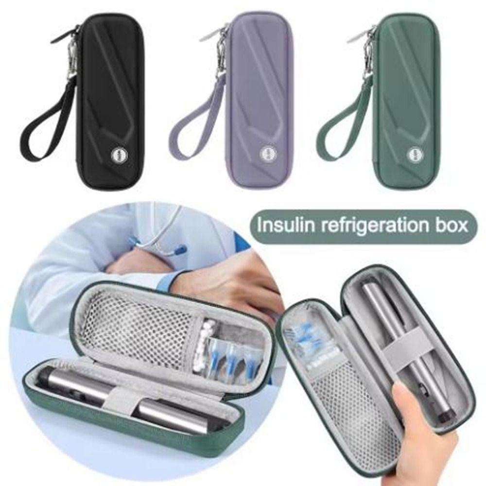 Thermal Insulated Glaciated Cold Storage Bag Hard Shell Translator Pen Storage Bag  Pen