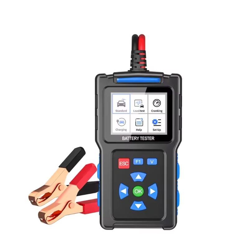

Automotive Battery Tester Featuring Accurate Health Diagnosis & Real Time LCD Display Suitable for 12V & 24V Batteries 1