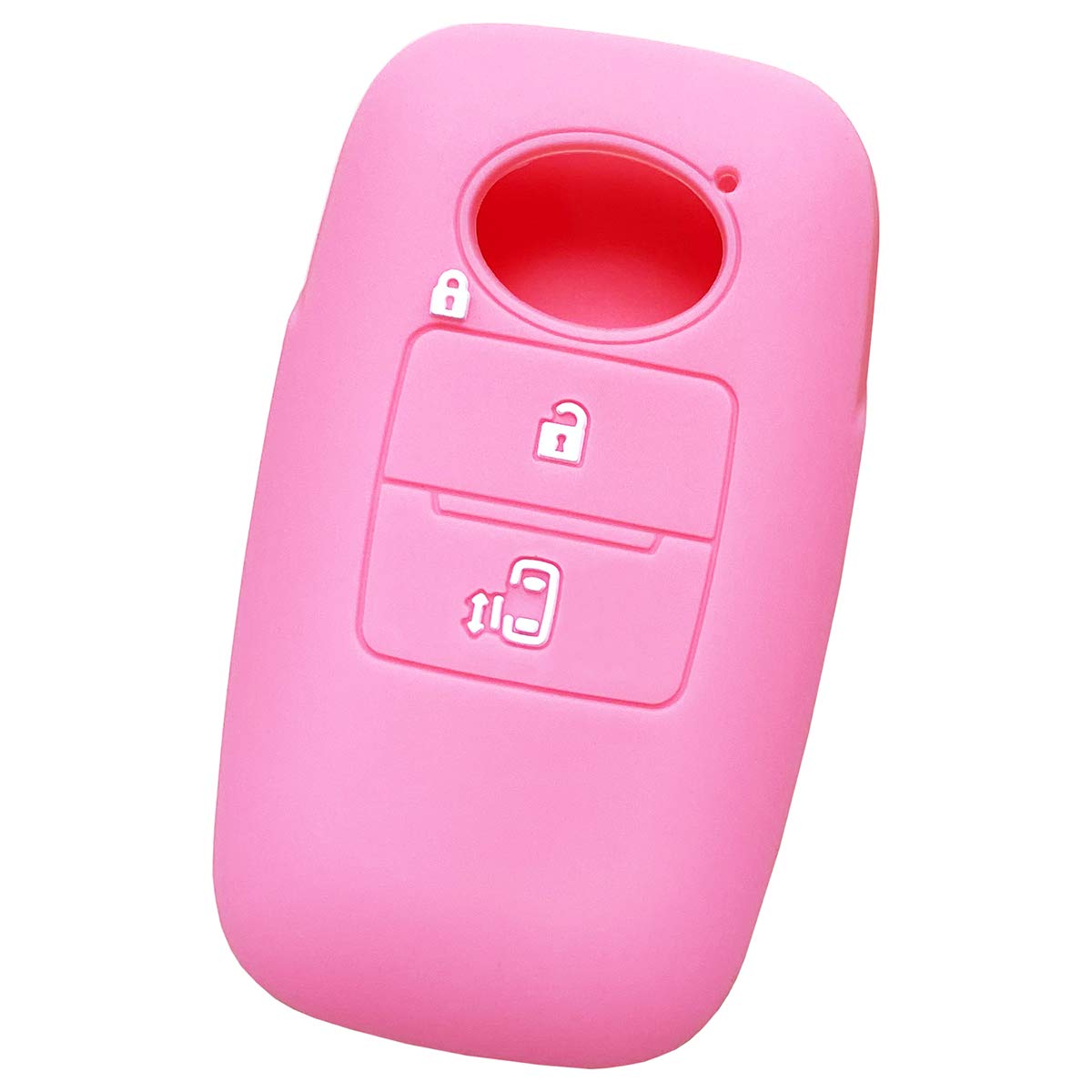 

[IKT] Silicone Cover for Daihatsu and Toyota Cars Smart Key 2 Buttons Light Pink/New розовый