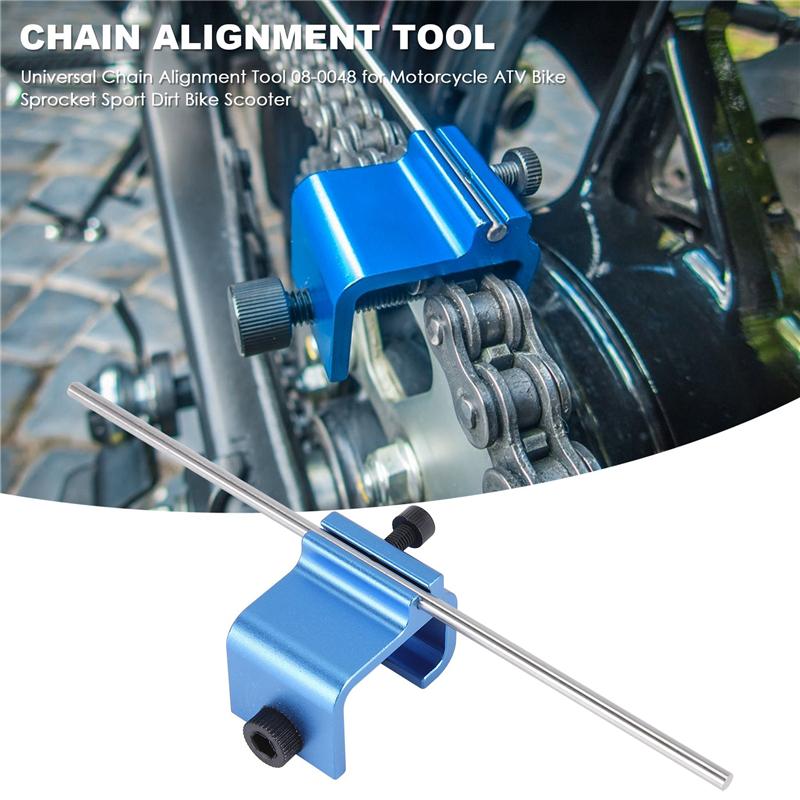Powerful Universal Chain Alignment Tool 08-0048 For Motorcycle ATV Bike Sprocket Sport Dirt Bike Scooter