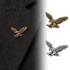 Kratzfeste Pin-Herrenbrosche, Adler-Design Reversnadel mit unsichtbarem Verschluss, Flügel-Klaue Brosche Metallabzeichen für Anzüge Hemden Mäntel Krawatten Business Casual