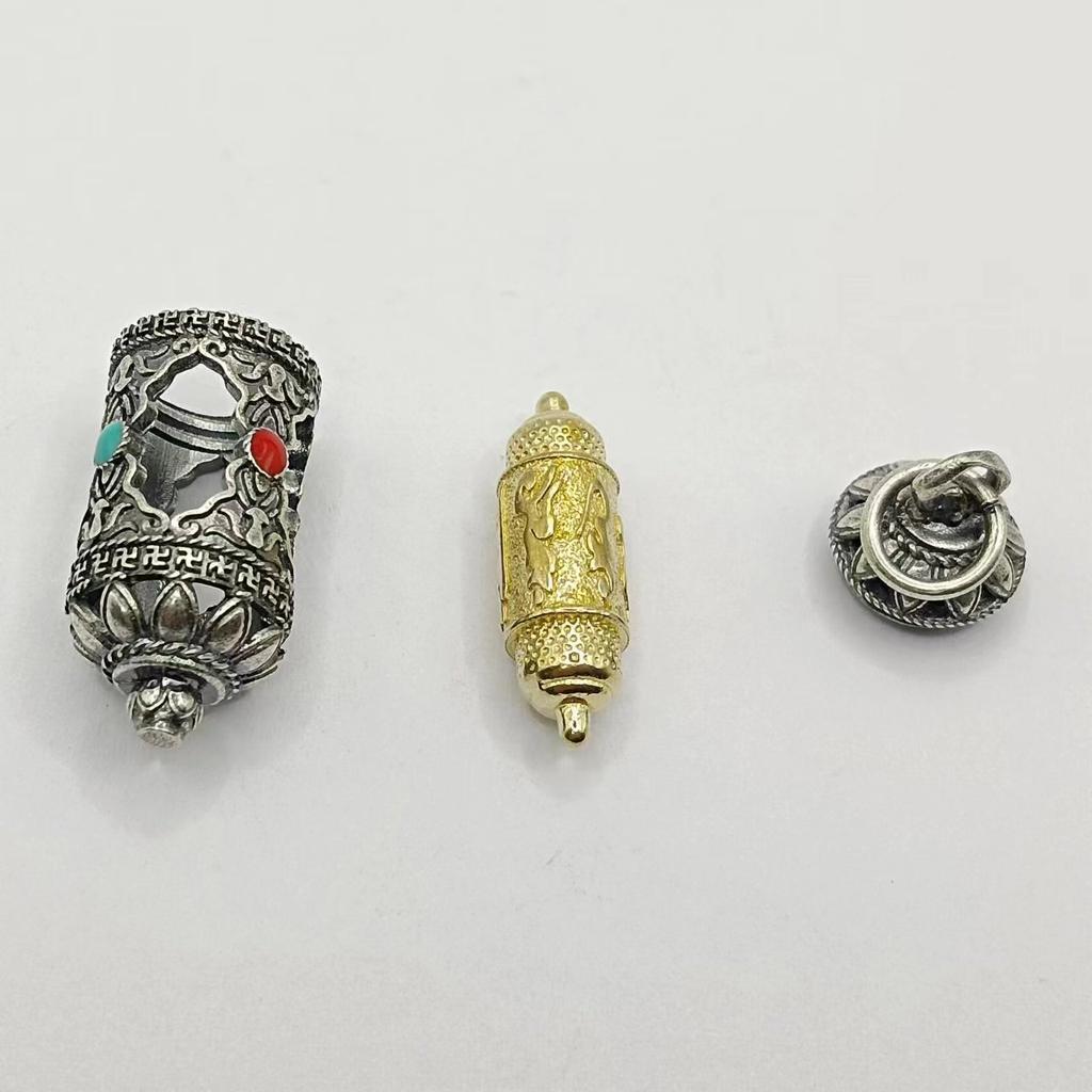 Retro Ethnic Style Six Character Mantra Gawu Box Detachable Pendant Pendant Pendant