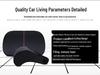 Car Headrest & Lumbar Support Memory Foam Pillow Set