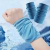 Cooling Wrist Sweat Towel Sports Wrist Support - Lightweight Unisex Sweat-Absorbent for Running Tennis Badminton Fitness