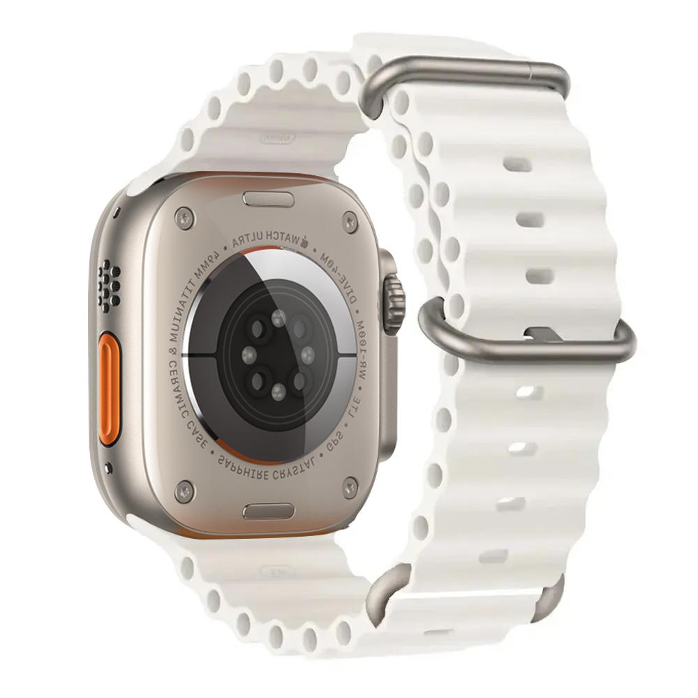 Ocean Band for Watch Ultra 3 Series 11 10 9 7 8 6 SE 49mm 45mm 46mm 42mm 44mm 40 41 Silicone Bracelet Correa iWatch Strap