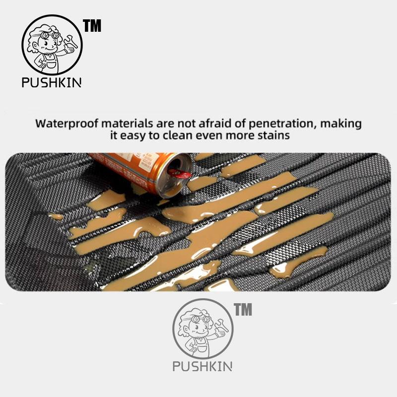 For Toyota Tacoma 2024 2025 Car Floor Mats Cargo Liner Trunk Pad TPE 3D Foot Mat Waterproof Odorless Tray Set Accessories