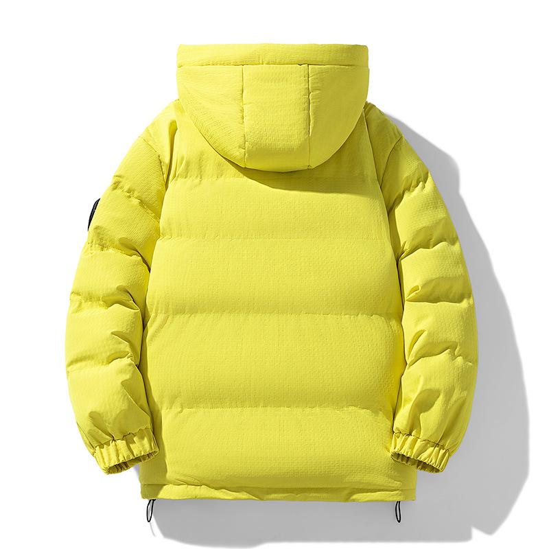Winter Cotton Jacket Men's Short Couple's Same Hooded Graphene Versatile Bread Jacket Loose Cotton Jacket