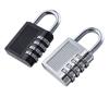 4 Digit Zinc Alloy Combination Lock Padlock Luggage Anti-theft Weatherproof Security Outdoor Gym Safely Code Door Lock Black