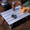 Ultra-Light Portable Aluminum Folding Table - Compact for Camping, Coffee, or Tea