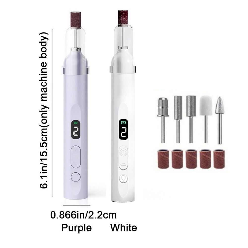 Handheld Electric Nail Polisher LCD Display Wireless Nail Dryer  Personal Polish Manicure Tools