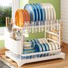 Foldable Nordic Double-Layer Dish Drying Rack