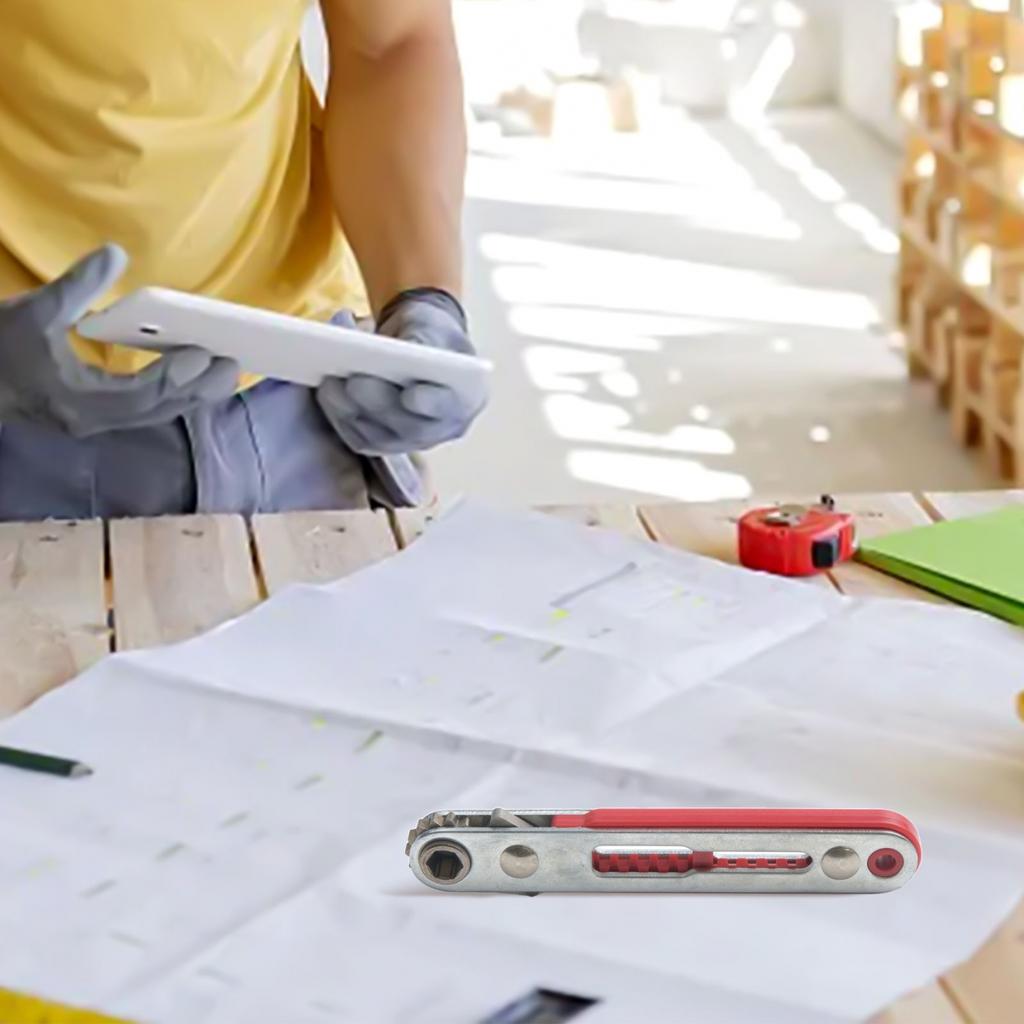 Compact Two Way Ratchet Screwdriver Set Corner Bend