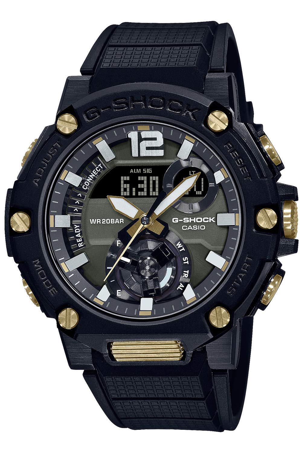 

Casio Solar Watch with Smartphone Black G-Shock G-STEEL Link, GST-B300B-1AJF, Men s,