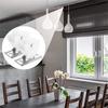 4pcs Smooth Sliding Roman Shades Hardware Easy Install Blinds Track Wheel  Daily Use