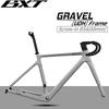 BXT T1000 Telaio Gravel in Carbonio Telaio per Bicicletta Gravel a Disco Asse Passante 700C/27.5er Telaio per Bicicletta da Strada Passaggio Cavi Completamente Nascosto Gancio UDH
