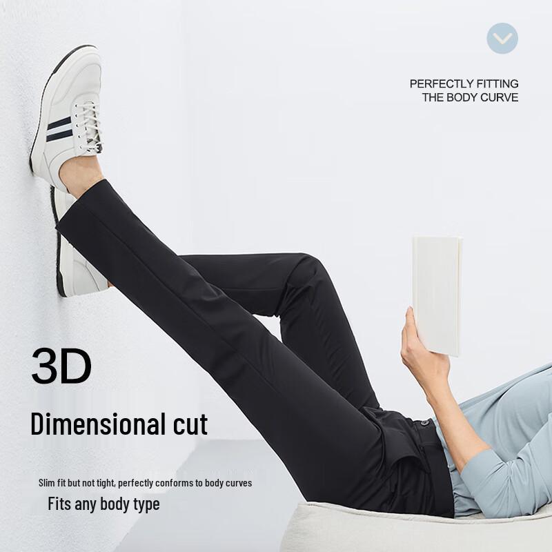 

Septwolves Men s Silk Blend Straight-Leg Business Casual Knit Pants 36