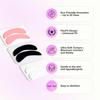 Curacoro Reusable Eye Pads, Silicone Under Eye Patches Lash Lift Cover Eyelash Extension | Soft Pads for Sensitive Skin During Eyelash Perm