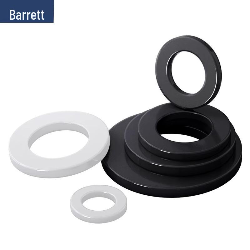 White & Black Nylon Insulating Washers: Plastic Screw, Flat, and Spacer In M2/M4/M5/M6 Sizes