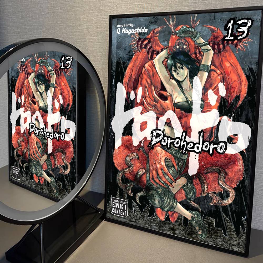 Anime Dorohedoro Good Quality Prints and Posters Waterproof Paper Sticker Coffee House Bar Posters Wall Stickers