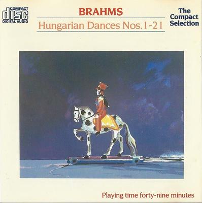 CD BRAHMS - Hungarian Dances TQ104 The Compact Sel 1987 UK Classical Used