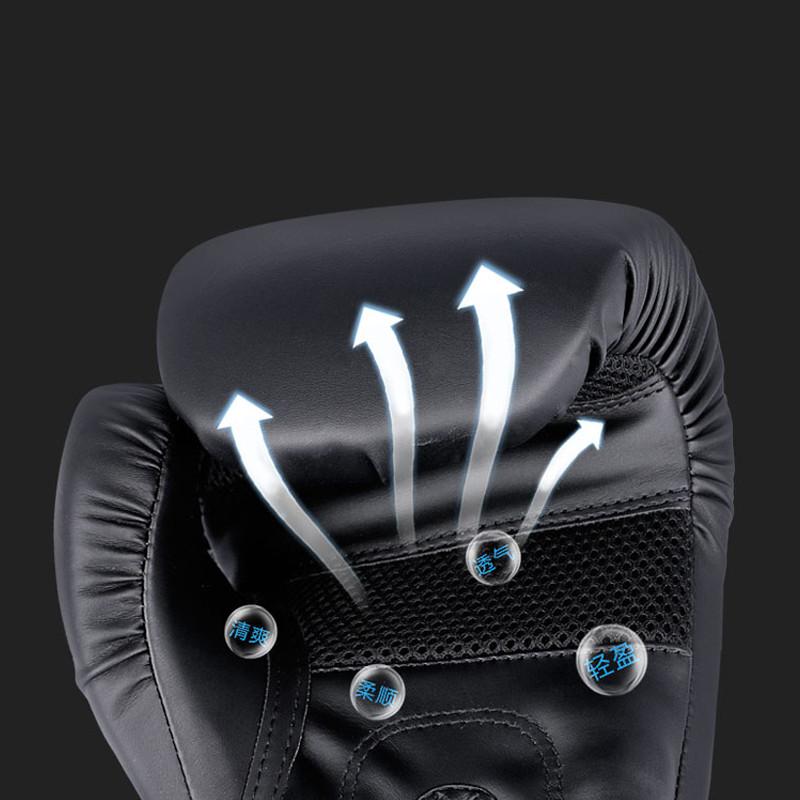 10-14 Oz Adult Kick Boxing Gloves PU Leather Muay Thai MMA Sanda Training Equipment For Men Women Free Fight