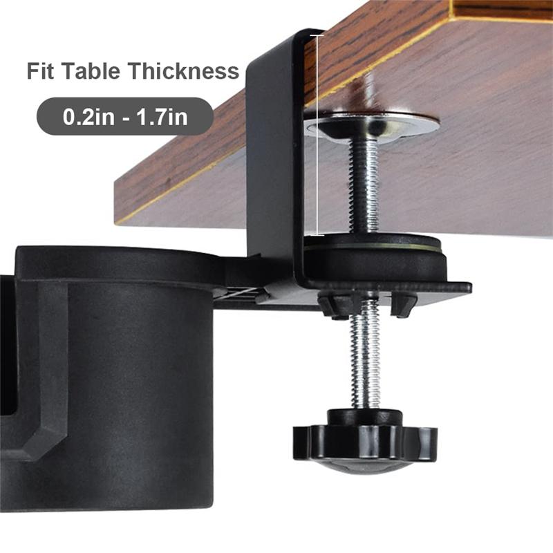 CYCLI-Storage Desk Cup Holder Office Desktop Bracket Computer Desk Fixed Cup Holder Desk Storage Cup Holder