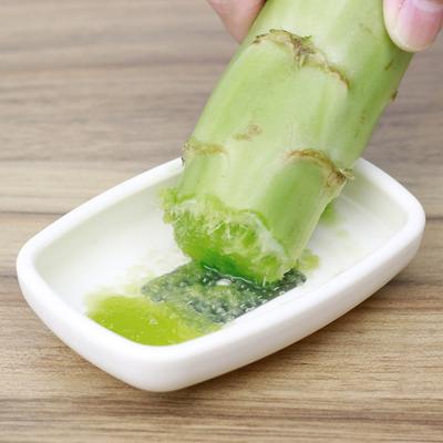 Ginger Wasabi Grater Crusher Stainless Steel Fine Mesh Garlic Grinder Kitchen Fruit Root Vegetables Ginger Grinding Tool