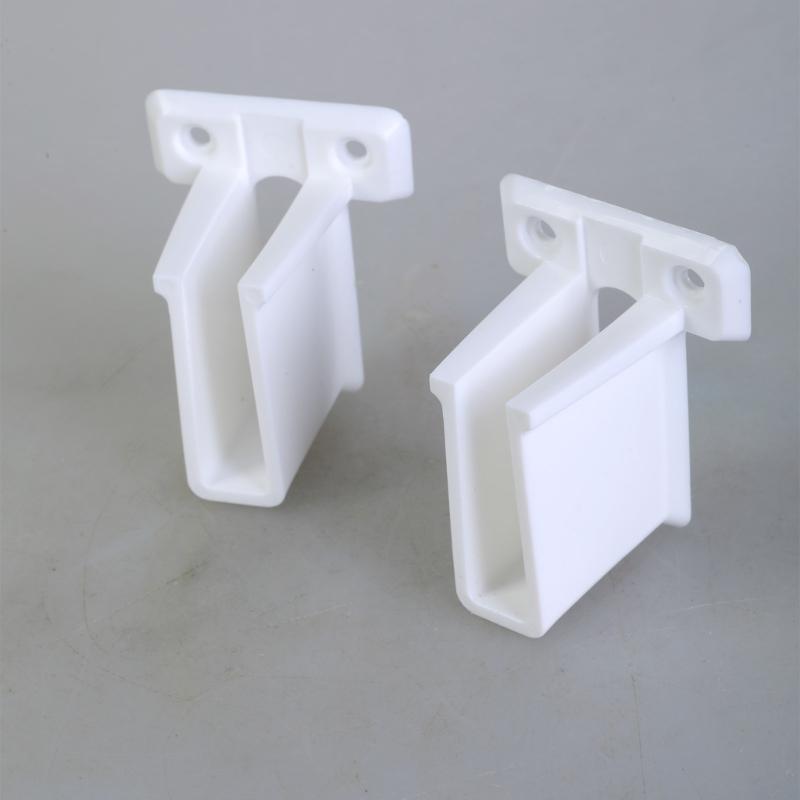 11Pieces Wire Shelf End Brackets White Sturdy Stainless Steel Closet Supports for Secure Wall Mounted Installation