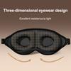 3D Contoured Cloud Sleep Mask with Earplugs Light Blocking Breathable Eye Cover Zero-Pressure Memory