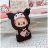 First, Second, and Third Generation Labubu Doll Clothes: 17cm Plush Onesie for 10cm Labubu Dolls, Cute Cartoon Design