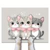 Cartoon Cat Feeding Mat Diatom Mud Pet Placemat Cat Dog Dish Mats Dog Food Bowl Mat  for Pet Shop