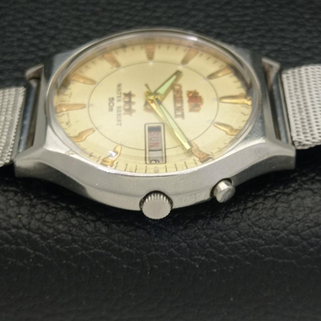 CEAS BĂRBĂTESC AUTOMATIC VINTAGE SECOND-HAND ORIENT 46943 JAPONIA CADRAN ORIGINAL a436621-2 R123a-a436621