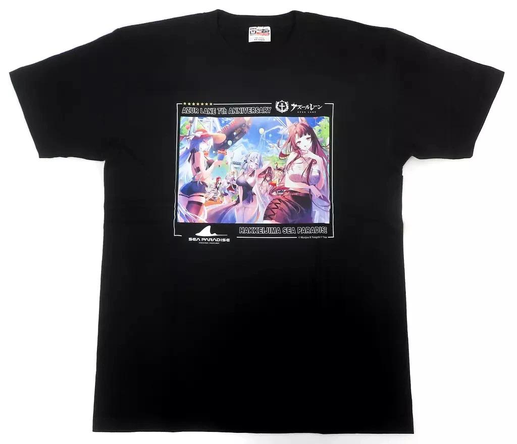 

Cybernet Azur Lane Yokohama Hakkeijima Sea Paradise Black T T-Shirt LL M