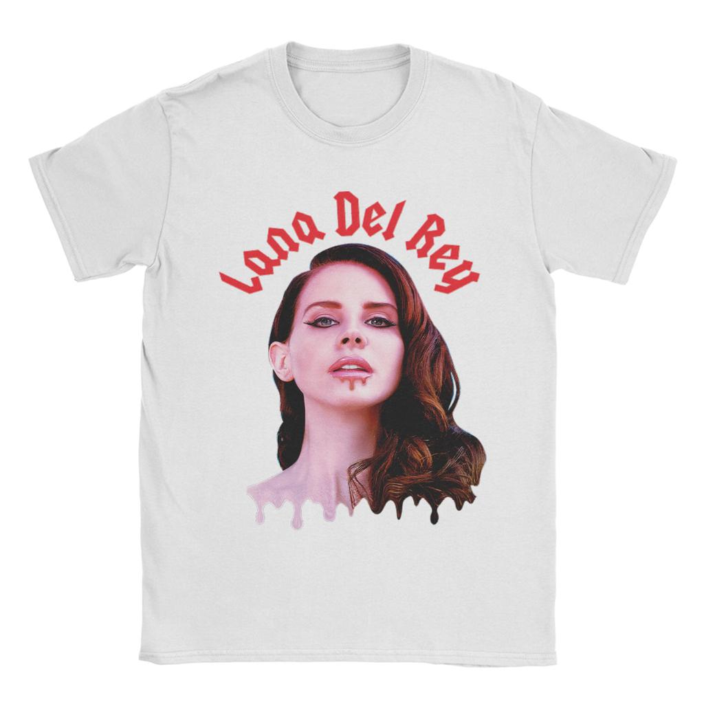Men TShirt Lana Del Rey Leisure Pure Cotton Tees Short Sleeve T Shirt O Neck Tops Classic